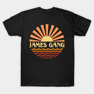 Thanksgiving James Name Retro Styles Camping 70s 80s 90s T-Shirt